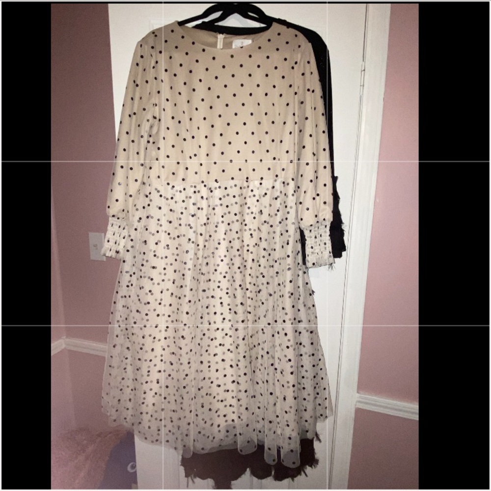Dainty Jewells tulle polka dotted dress!